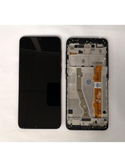 Pantalla LCD para Alcatel 3L 2019 5039D mas tactil negro mas marco azul
