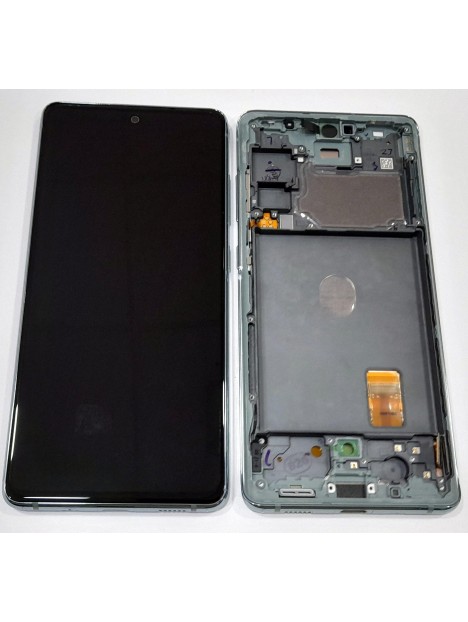 Pantalla lcd GH82-24220D para Samsung Galaxy S20 FE 4G SM-G780B mas tactil negro mas marco Cloud Mint Premium Servi