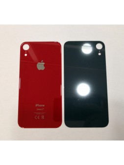 Tapa trasera o tapa bateria roja facil instalacion para IPhone XR A2105 A2108