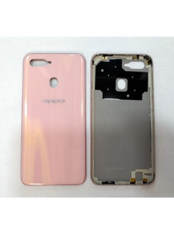 Tapa trasera o tapa bateria rosa para Oppo A7 AX7 6.2