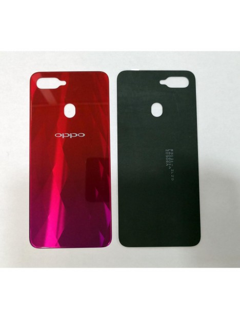 Tapa trasera o tapa bateria roja para Oppo AX7 F9 6.3