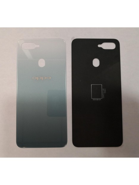 Tapa trasera o tapa bateria negro/blanco para Oppo AX7 F9 6.3