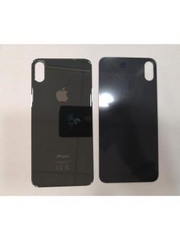Tapa trasera o tapa bateria negra facil instalacion para IPhone XS Max A2101 A2104