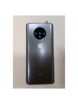 Tapa trasera o tapa bateria gris para Oneplus 7T mas lente camara negra