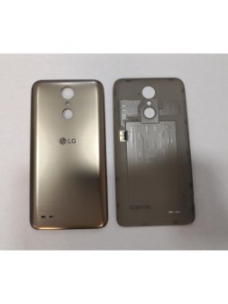 Tapa trasera o tapa bateria dorada con NFC para LG K20 LM-X120EMW X120EMW