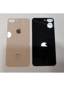 Tapa trasera o tapa bateria dorada facil instalacion para IPhone 8 Plus A1864 A1897 A1898