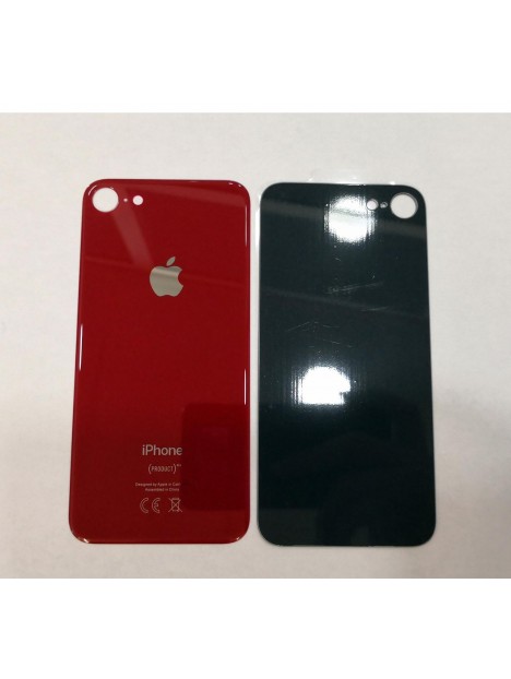 Tapa trasera o tapa bateria roja facil instalacion para IPhone 8 A1863 A1905 A1906