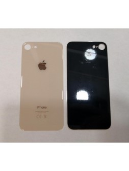 Tapa trasera o tapa bateria dorada facil instalacion para IPhone 8 A1863 A1905 A1906