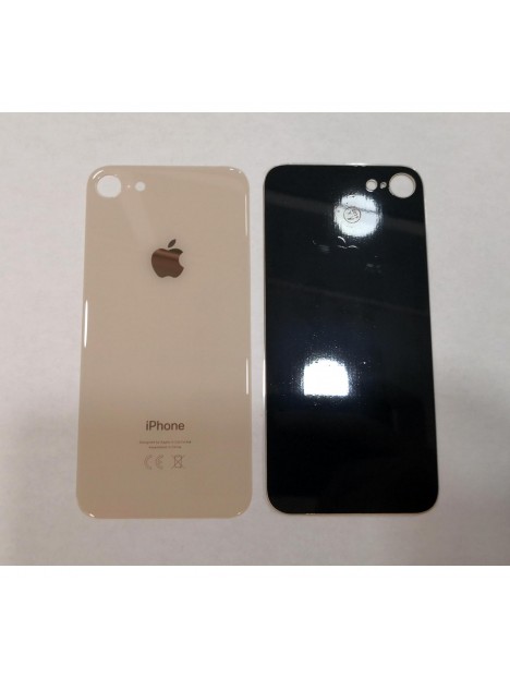 Tapa trasera o tapa bateria dorada facil instalacion para IPhone 8 A1863 A1905 A1906