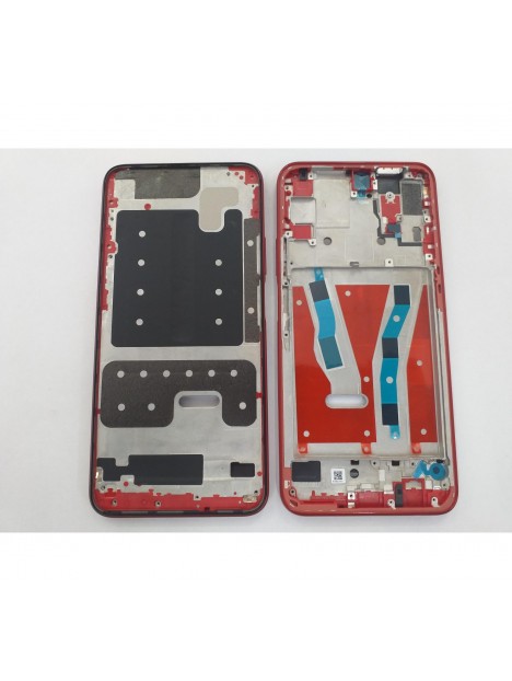 Carcasa o marco frontal rojo para Huawei Honor 9X STK-LX1