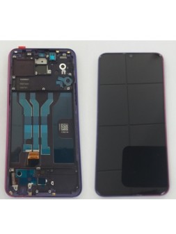 Pantalla LCD para Oppo R17 Pro mas tactil negro mas marco lila Premium