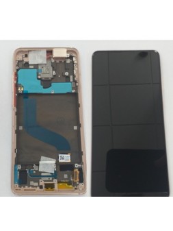 Pantalla LCD para Xiaomi Redmi K20 Mi 9T MZB7757IN mas tactil negro mas marco dorado Premium