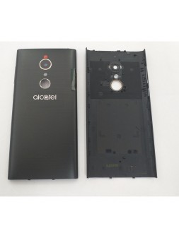 Tapa trasera o tapa bateria negra para Alcatel 5 OT5086