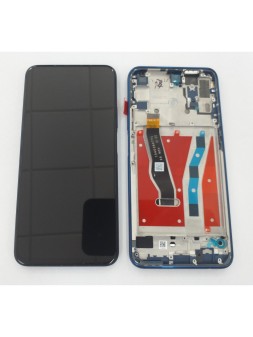 Pantalla LCD para Huawei Honor 9X HLK-AL00 HLK-TL00 mas tactil negro mas marco azul