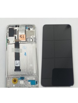 Pantalla LCD para Xiaomi Mi 9 Pro M1908F1XE mas tactil negro mas marco blanco