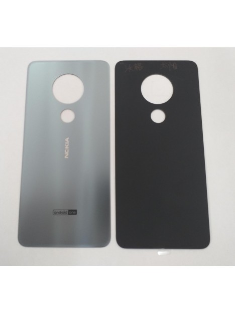 Tapa trasera o tapa bateria plateada para Nokia 6.2 TA-1198 TA-1200