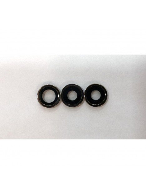 Set 3 lente camara para IPhone 11 Pro 11 Pro Max mas marco dorado A2161 A2218 A2220