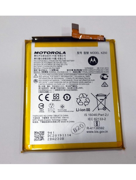 Bateria KZ50 para Motorola G8 Power 5000mAh
