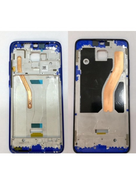 Carcasa o marco frontal azul para Xiaomi Redmi Note 8 Pro G7 2015105