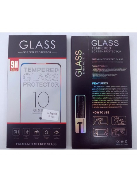 Protector cristal templado transparente curvo para IPhone XS Max 11 Pro Max