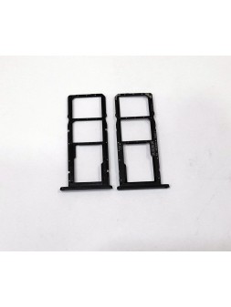 Soporte o bandeja dual sim negra para Huawei Y6P calidad premium