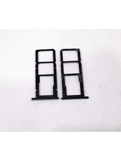 Soporte o bandeja dual sim negra para Huawei Y6P calidad premium