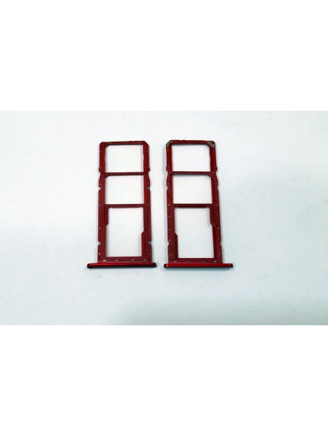 Soporte o bandeja dual sim roja para Samsung Galaxy A11 2020 SM-A115F calidad premium