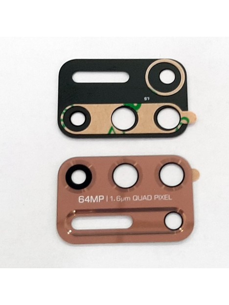 Cristal camara dorado para Motorola Moto G9 Plus calidad premium