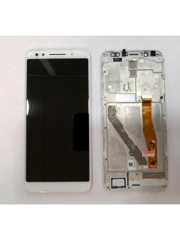 Pantalla lcd para Alcatel 3X 5058Y mas tactil blanco mas marco blanco