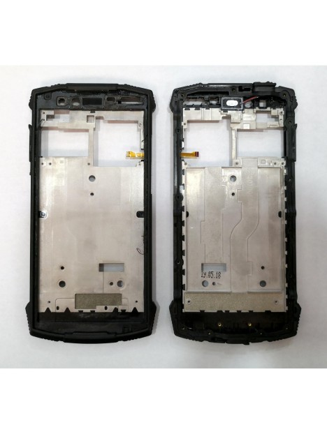 Carcasa central o marco negro para Doogee S55 S55 Lite