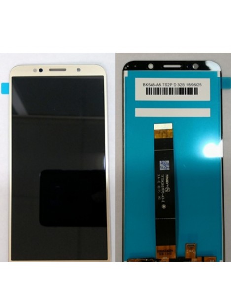 Pantalla lcd para Huawei Ascend Y5 2018 DRA-L21 mas tactil dorado Y5 Prime 2018 Honor 7 Play Honor 7S