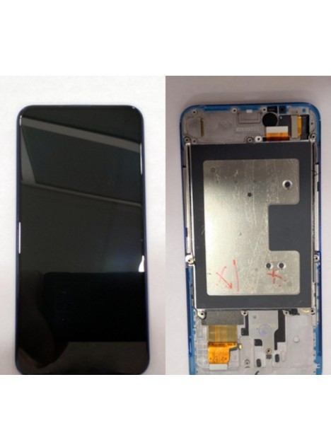 Pantalla lcd para Huawei Honor Magic 2 mas tactil negro mas marco azul Premium