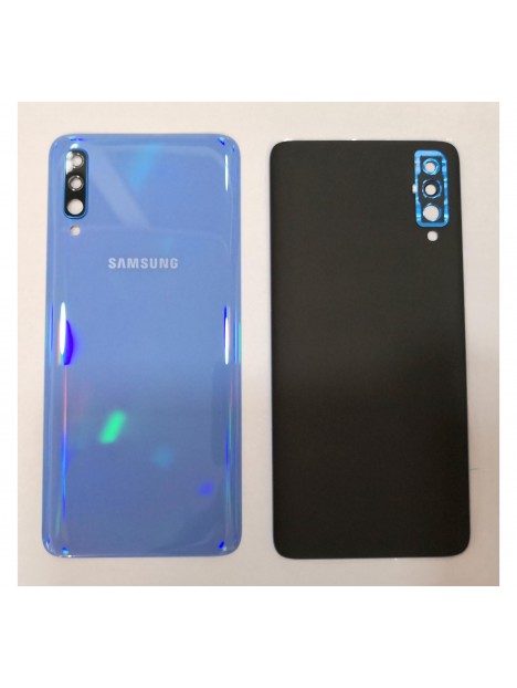 Tapa trasera o tapa bateria azul mas cubierta camara para Samsung Galaxy A70 A705 A705FD SM-A705FD