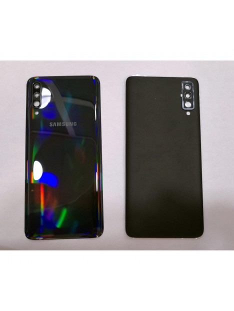 Tapa trasera o tapa bateria negra mas cubierta camara para Samsung Galaxy A70 A705 A705FD SM-A705FD