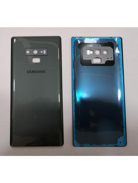 Tapa trasera o tapa bateria gris mas cubierta camara para Samsung Galaxy Note 9 N960F