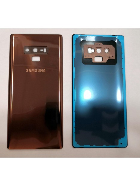 Tapa trasera o tapa bateria dorada mas cubierta camara para Samsung Galaxy Note 9 N960F