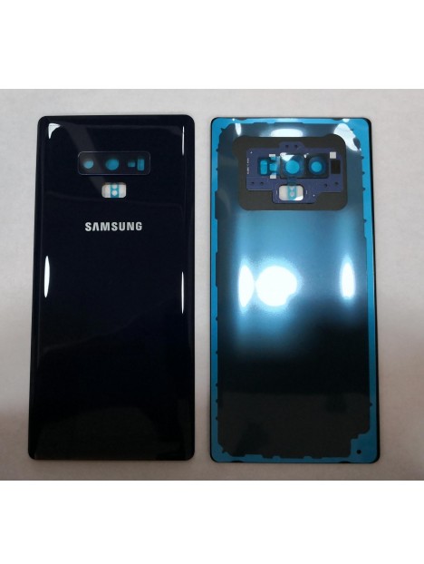 Tapa trasera o tapa bateria azul oscuro mas cubierta camara para Samsung Galaxy Note 9 N960F