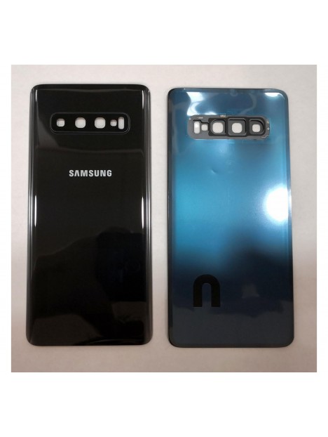 Tapa trasera o tapa bateria negra mas cubierta camara para Samsung Galaxy S10 SM-G973F