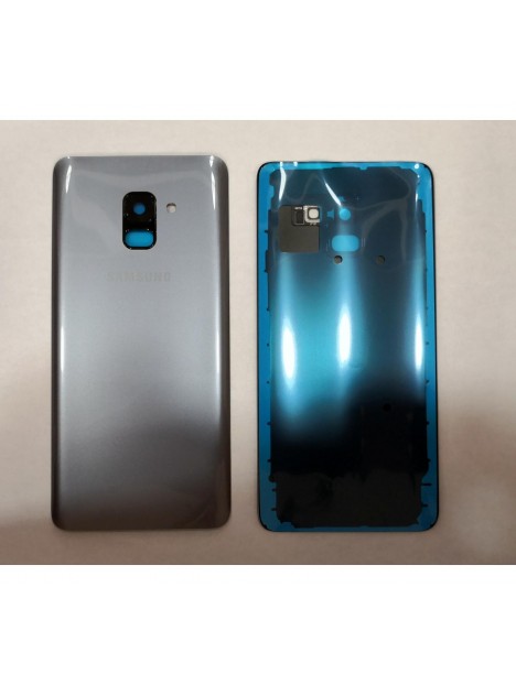 Tapa trasera o tapa bateria gris mas cubierta camara para Samsung Galaxy A8 Plus A730