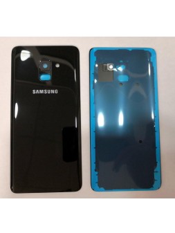 Tapa trasera o tapa bateria negra mas cubierta camara para Samsung Galaxy A8 Plus A730