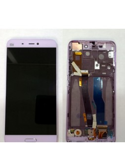 Pantalla LCD para Xiaomi Mi 5 mas tactil negro mas marco lila