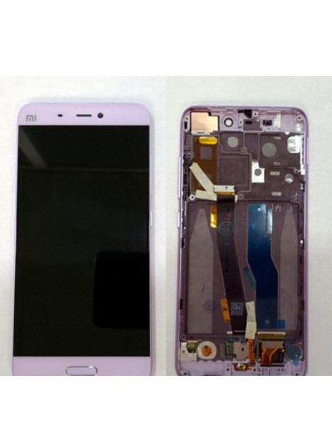 Pantalla LCD para Xiaomi Mi 5 mas tactil negro mas marco lila