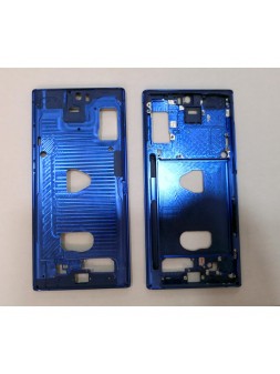 Carcasa o marco frontal azul para Samsung Galaxy Note 10 Plus N975