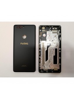 Tapa trasera o tapa bateria negra para ZTE Nubia Z17 Lite NX591J NX591