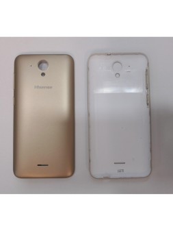 Tapa trasera o tapa bateria dorada para Hisense L675