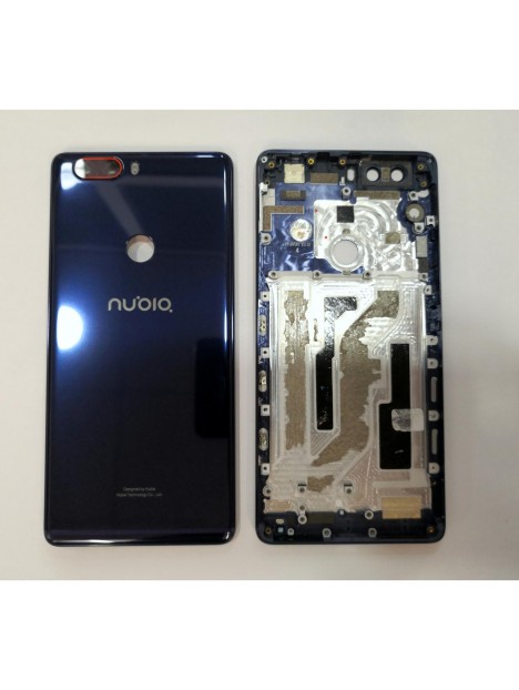 Tapa trasera o tapa bateria azul para ZTE Nubia Z17 NX563 64GB 128GB