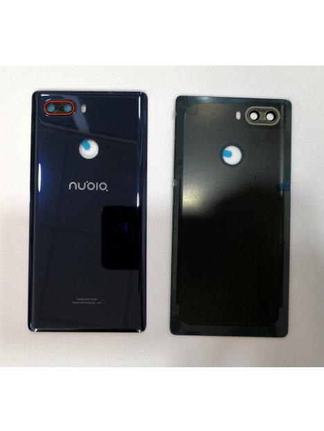 Tapa trasera o tapa bateria azul para ZTE Nubia Z17S mas lente camara