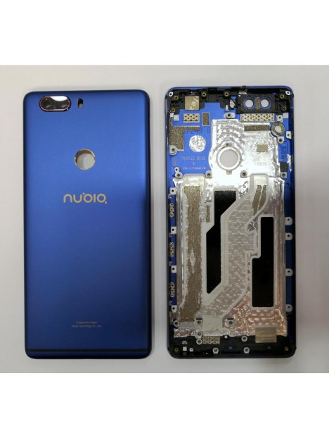 Tapa trasera o tapa bateria azul para ZTE Nubia Z17 Lite NX591J NX591