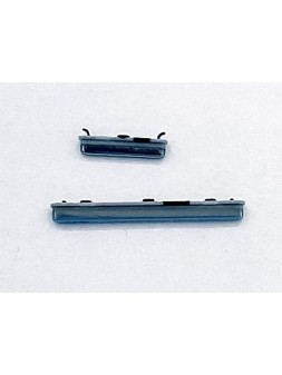 Set 2 botones platas para Samsung Galaxy A51 A515F A515 SM-A515 SM-A515F calidad premium