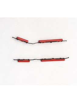 Botones rojos para Samsung Galaxy A21S SM-A217F SM-A21 calidad premium